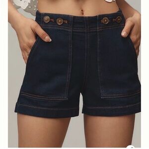 Pilcro Knit High-Rise Utility Shorts